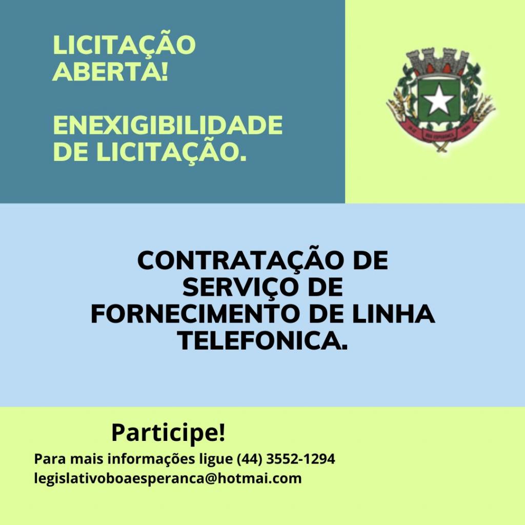 Licitação Aberta