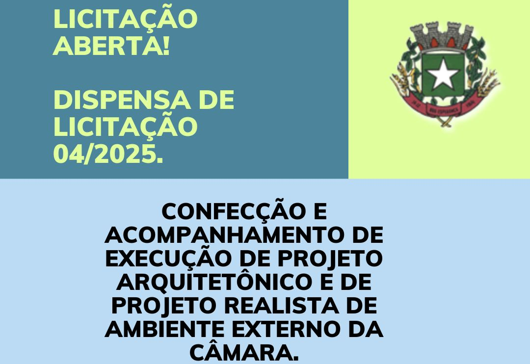 DISPENSA DE LICITAÇÃO - N. 04/2025