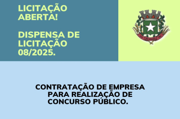 DISPENSA DE LICITAÇÃO N. 08/2025